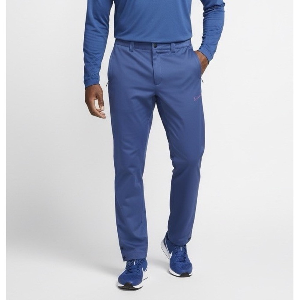 Nike Golf Storm-Fit 10 Mens Performance Waterproof Rain Wind Pants XL Blue